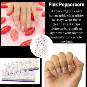 Color Street- Pink Peppercorn Overlay- 100% Real Nail Polish Strips